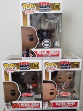 Funko Pop! USA Basketball Michael Jordan 114, 115 & Pippen 109 Target/Footlocker