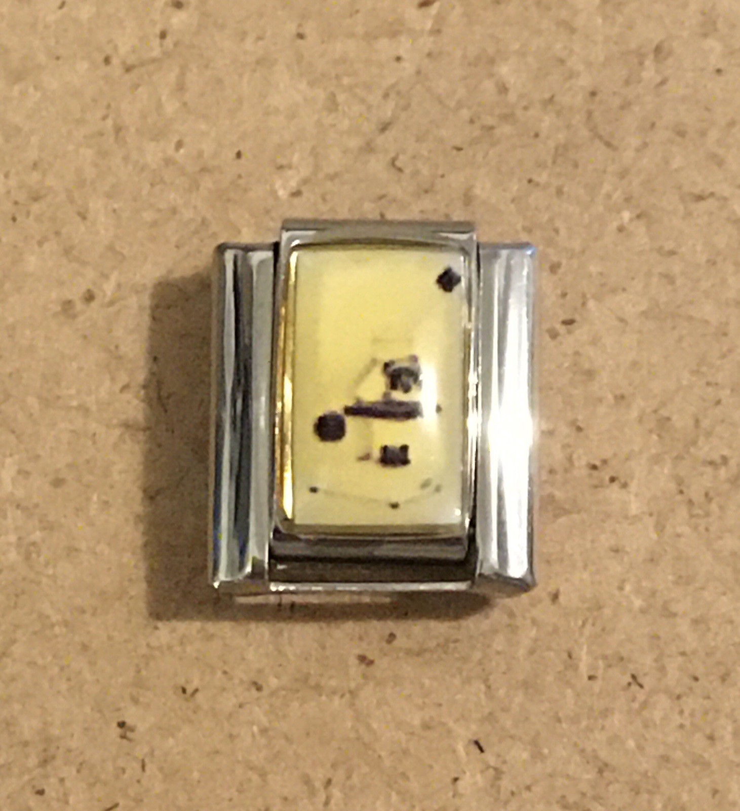 Microscope 9mm Italian Modular Link Charm for bracelet