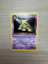 Pokemon Karte Dunkles Alakazam 18/82 Team Rocket Set 1. Edition Non Holo Rare