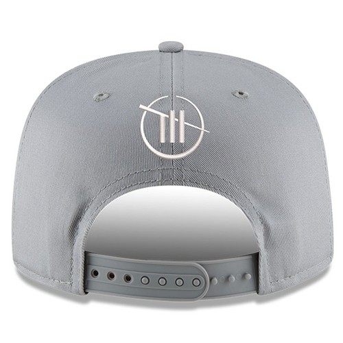 Men's New Era Gray TRACKHOUSE RACING Golfer Snapback Adjustable Hat - Picture 4 of 4