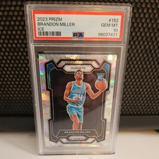 2023 PANINI PRIZM ICE #152 BRANDON MILLER ROOKIE RC PSA 10