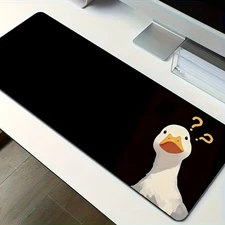 40*90cmAdorable Duck, Question Mark Duck XXL Large Mouse Pad 89.92x39.88cm Exten