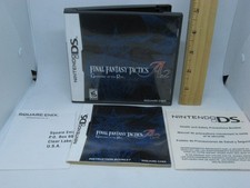 FINAL FANTASY TACTICS A2 CASE ONLY Manual Paperwork Nintendo DS US No Game