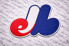 MONTREAL EXPOS RETRO LOGO MLB EMBROIDERED IRON ON PATCH 3
