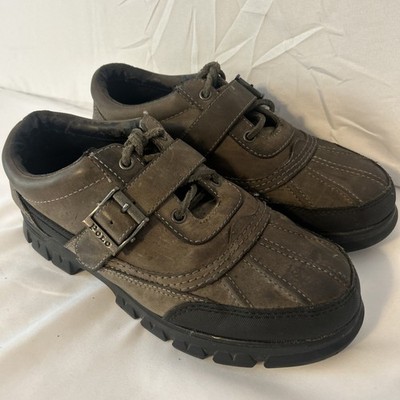 Vintage Polo Ralph Lauren Nubuck Leather Alburn Low Top Duck Boots Size-10D