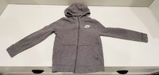Nike Full Zip Hoodie Gray Kids Youth Medium Sweatshirt