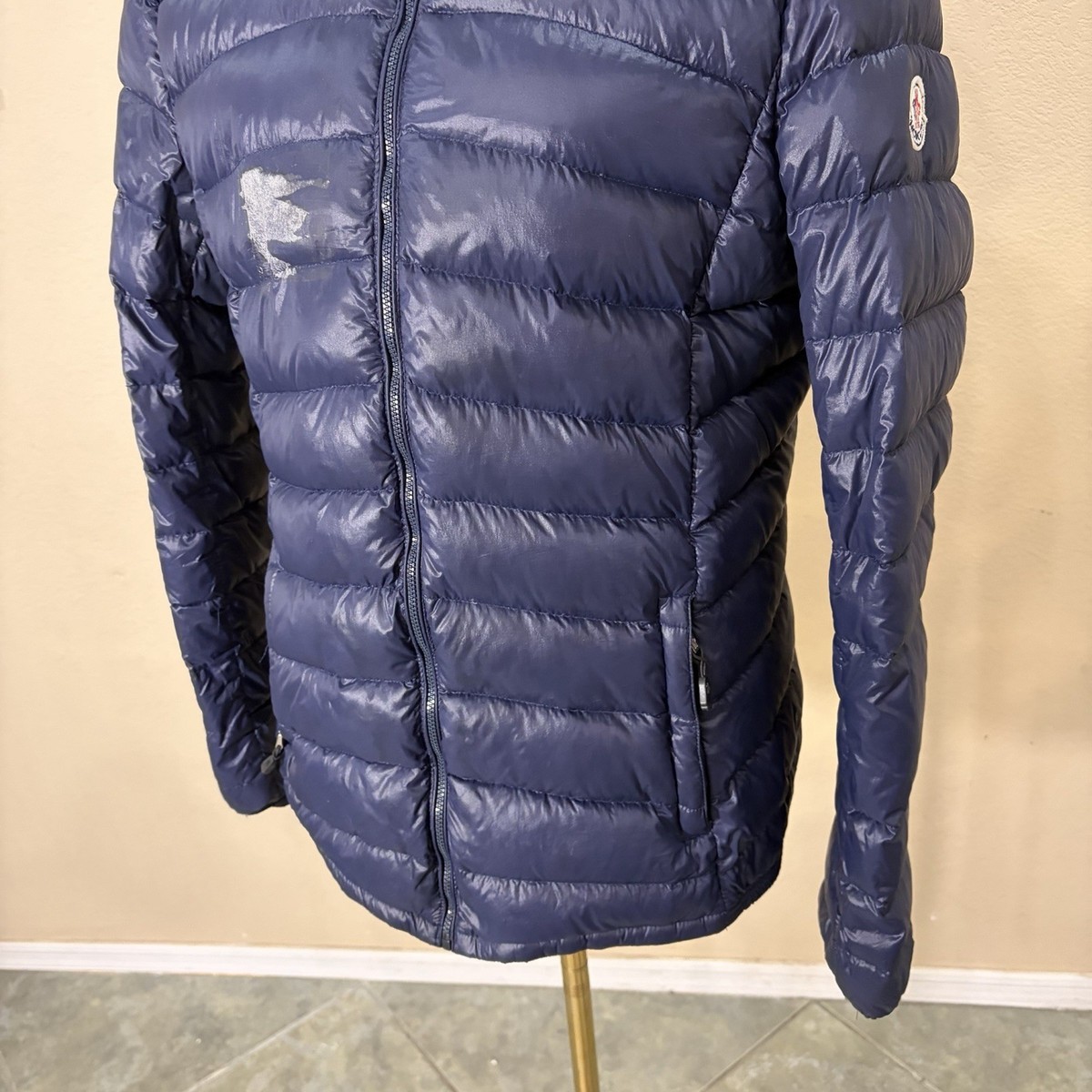 MONCLER ダウンジャケット DOMINIC GIUBBOTTO Moncler Puffer Jacket Moncler “Dominic” Light Down Shell Navy Sz
