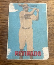 1967 Topps Venezuela Baseball #184 Jackie Robinson Venezuelan Retirado