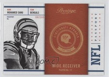 2012 Playoff Prestige NFL Passport Mohamed Sanu #25 0a3