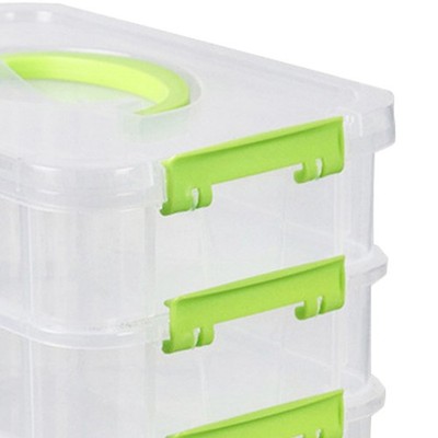 Stapelbare Aufbewahrungsbehälterbox PP Stack Carry Storage Box Mit Deckel Für