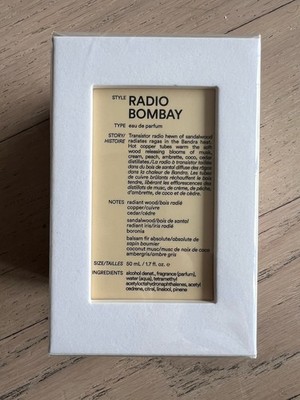 DS & Durga Radio Bombay Eau De Parfum 50 ML / 1.7 OZ Brand New Sealed In Box