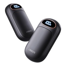 Rechargeable Electric Hand Warmers 2 Pack - Fast Heat, LED Display, Portable Gif