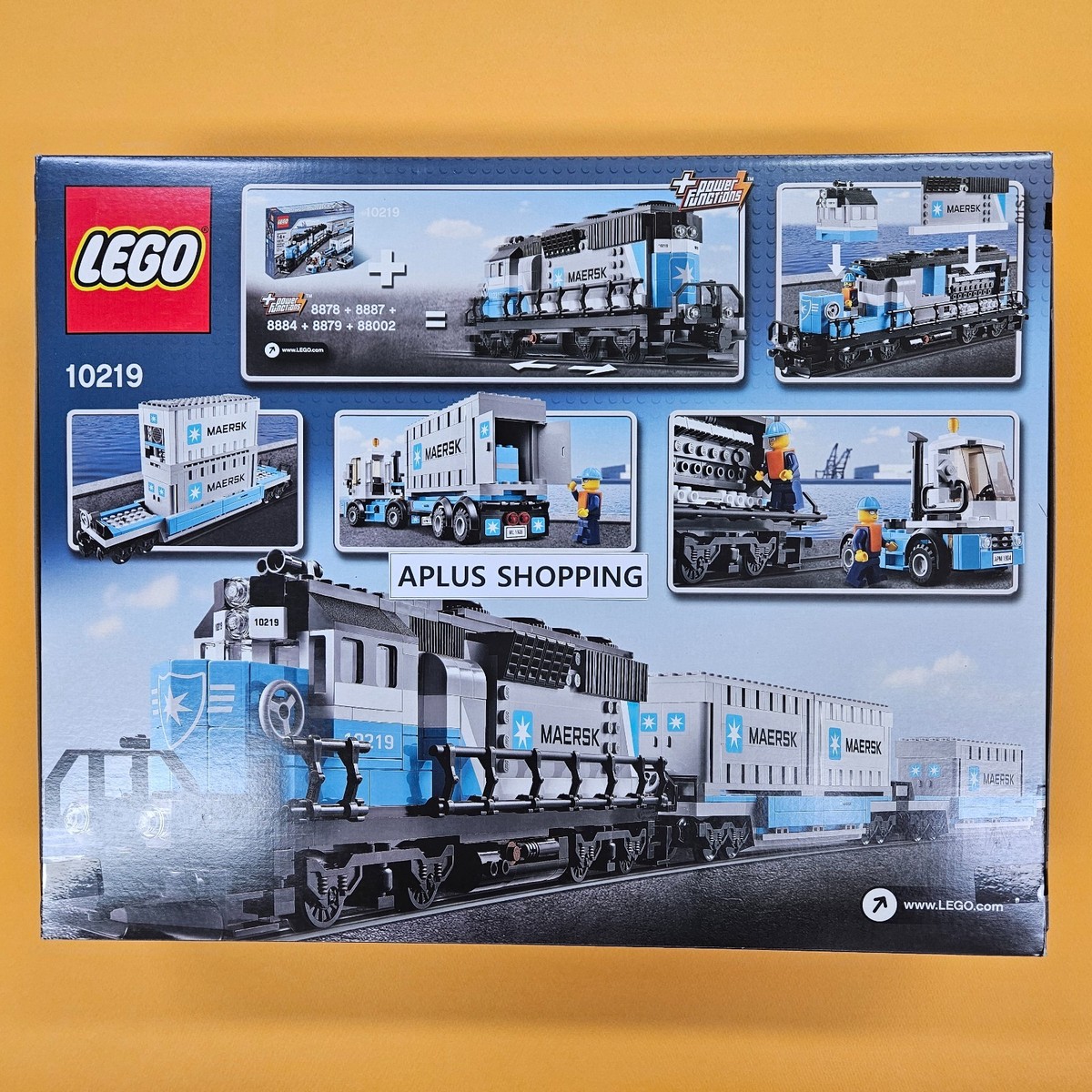 送3L】1円～ 現状品 レゴ LEGO #10219 Maersk Train フィグ マークスライン