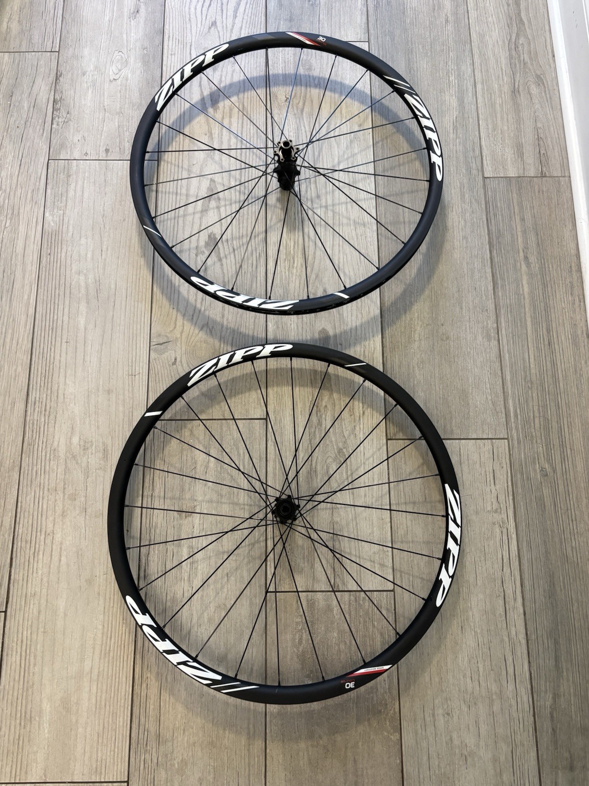ZIPP COURSE 30 Front Rear Wheelset, 700c, 6 Bolt 21mm Rims