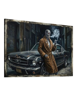 Terminator Leinwand Bild Superheld Wandbild Arnold Schwarzenegger T-800