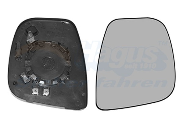 Spiegelglas AußEnspiegel Hagus VAN Wezel 0944838 Konvex Beheizbar FüR Opel K0 K9-image