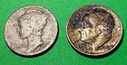 PAIR 90% Silver Dimes 1916 Merc. 64-D Roos. @ MELT*