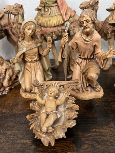 Lot Vintage Fontanini Depose Italy Nativity Figurines Christmas - Picture 3 of 13