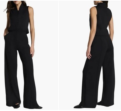 SPANX AirEssentials  Shawl Collar Half Zip Jumpsuit  Sz Small