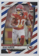 2024 Panini Prizm Red White & Blue Prizm Isiah Pacheco #139 1lm5