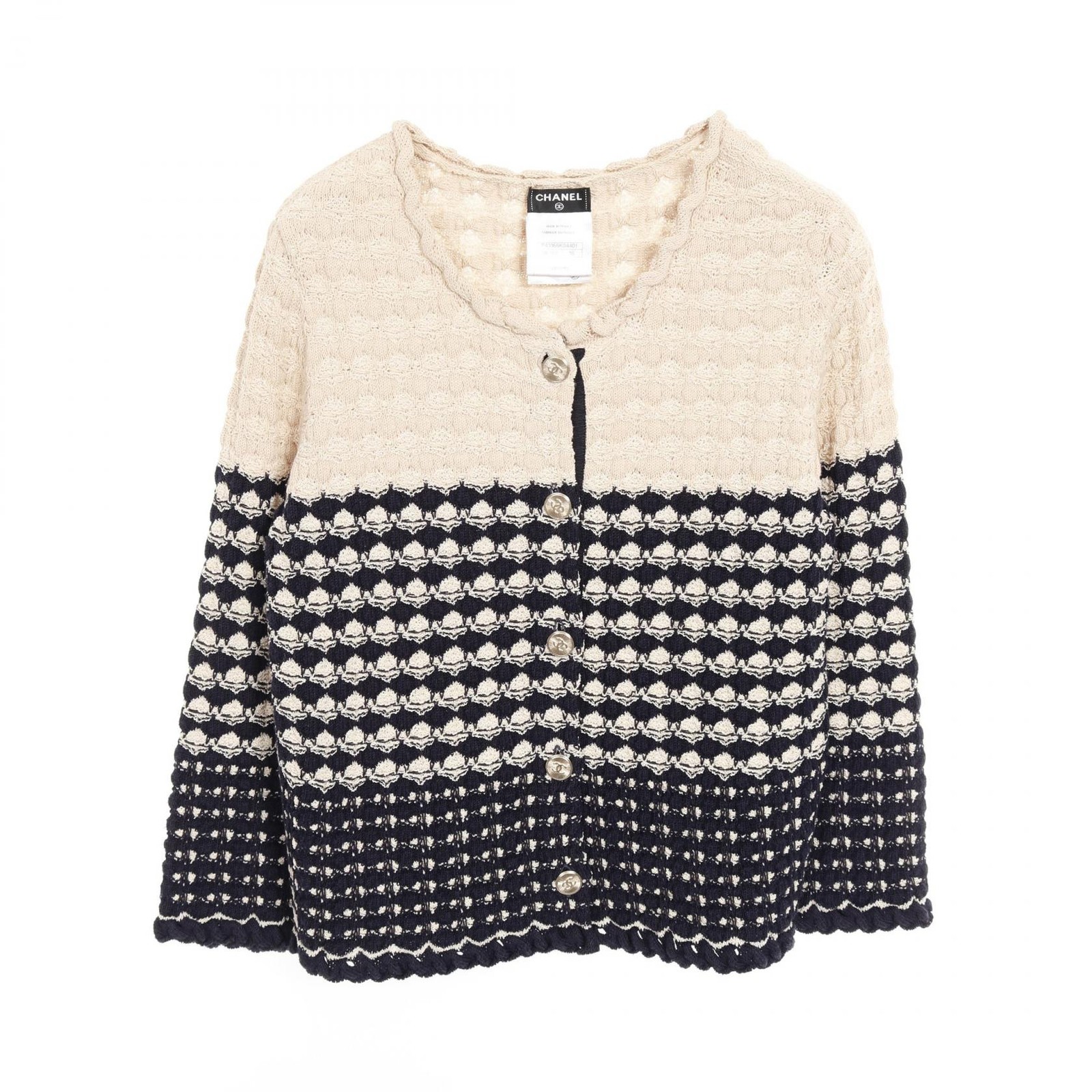 CHANEL COCO Mark button cardigan P43365K04401 Ray… - image 1