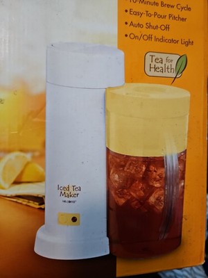 Mr. Coffee Iced Tea Maker Model TM1S Yellow Lid 2006 New No Box
