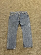 Vintage 80's 90's Levis 501 Jeans 40x33 38x29 MADE IN USA Faded Button Fly