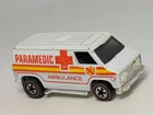 Vintage Hot Wheels Redline 1975 White Paramedic Super Van Smoked Glass Ambulance