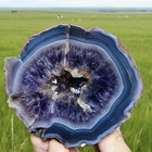 1.49LB Natural agate amethyst cave quartz crystal cave mineral specimen — photo 8