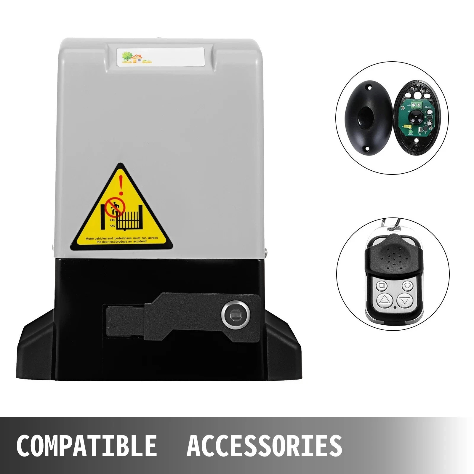 VEVOR - Apricancello Scorrevole Automatico Motore 600kg Automazione Centralina 370W Kit - Miniatura 2