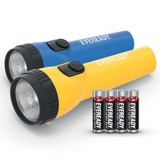 Energizer Eveready LED Torch Pack of 2, Super Bright Multicolour 