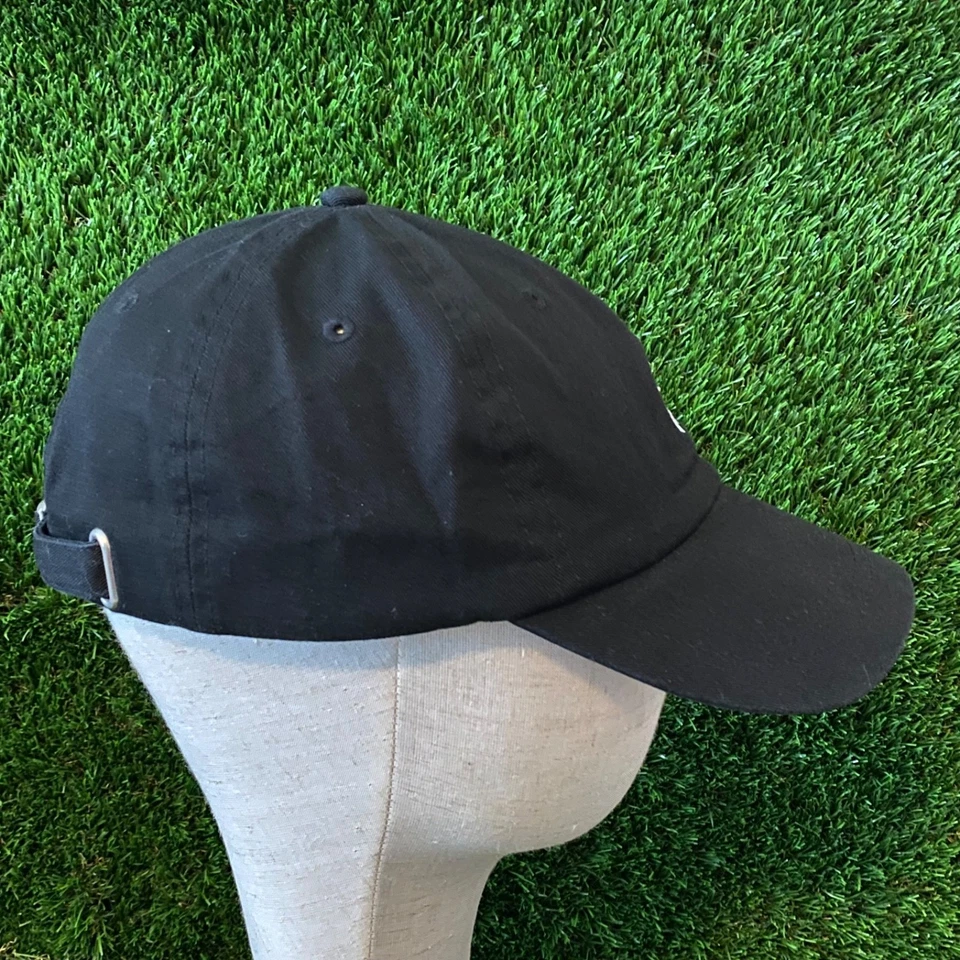 Stussy черный основной запас низкий профиль шляпа с ремешком регулируемый один размер крышка - Изображение 4 из 4