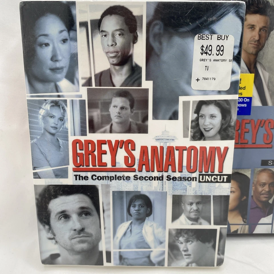 Grey's Anatomy DVD Set Seasons 1-3  Lot 1 2 3 TV Show Series McDreamy New/sealed - Image 3 of 4