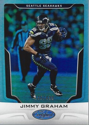2017 Certified Mirror Silver #71 Jimmy Graham /499 - FB