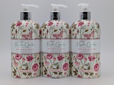 3 x Baylis & Harding Royale Garden Rose Poppy Vanilla 500 ml Luxury Hand Wash 6.66 per litre