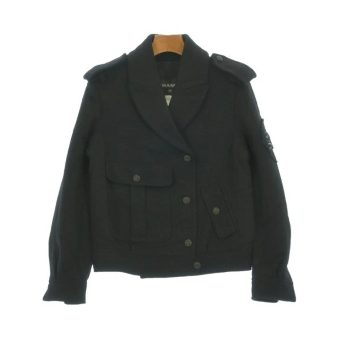 Giacca Chanel Casual 36 Xs Nera Abbigliamento