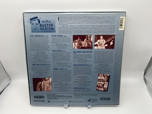 "The Art of Buster Keaton: Volume One" Box Set Laserdisc LD - Classics - Picture 3 of 3