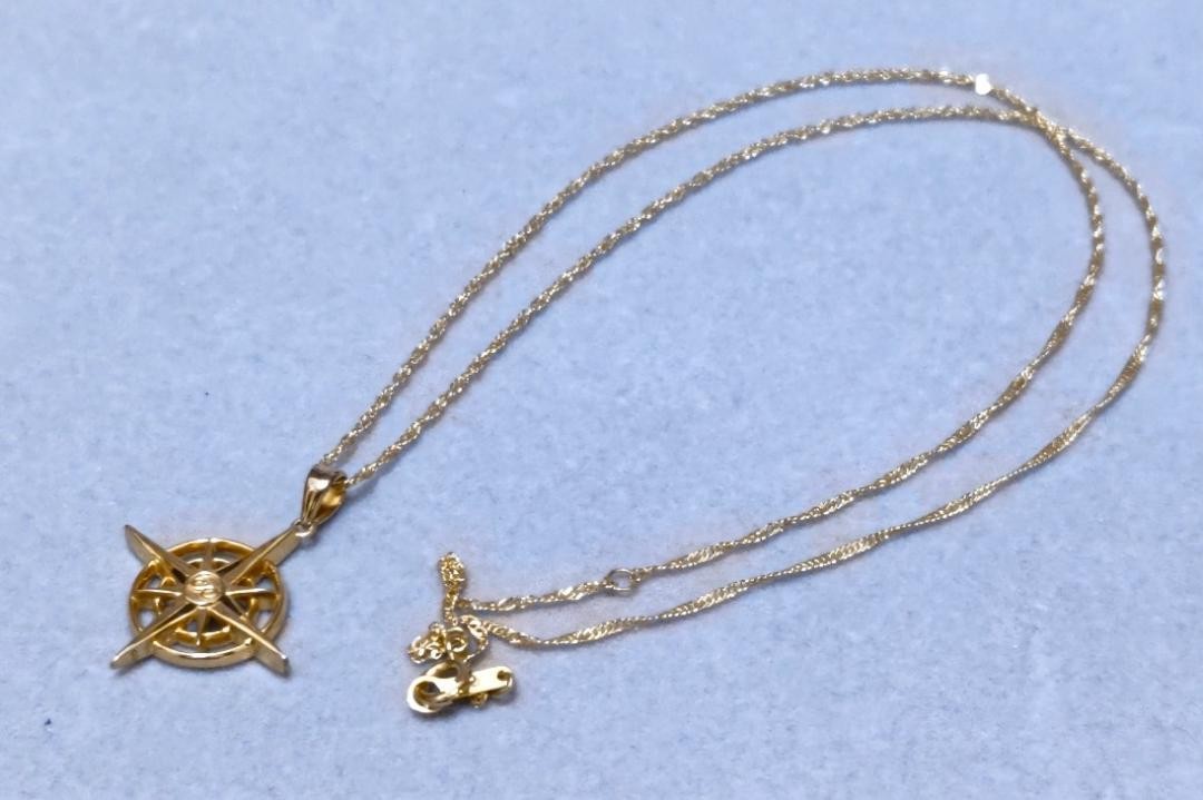 small habits infinity compass S925 necklace 40957 Authentic