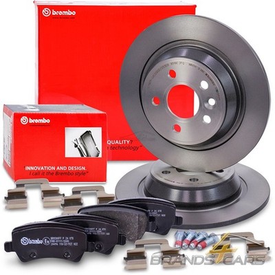 BREMBO COATED BREMSSCHEIBEN Ø302 +BELÄGE HINTEN FÜR FORD GALAXY S-MAX WA6