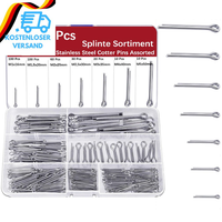 330 StüCk Splinte Sortiment, Splint Set Edelstahl M1, M1.5, M2, M2.5, M3, M4, M5