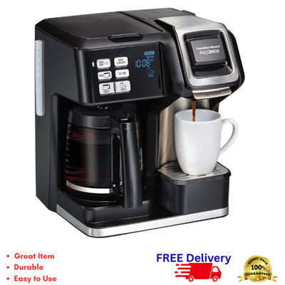 Hamilton Beach FlexBrew Trio Coffee Maker 12 Cup K-Cup Pod & Ground Brew New
