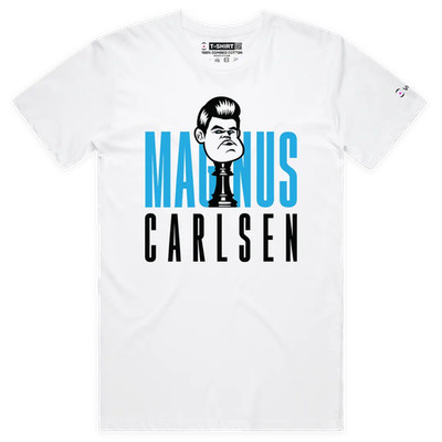 VOICEART King Carlsen Sports Graphic Premium T-Shirt for Chess Fans