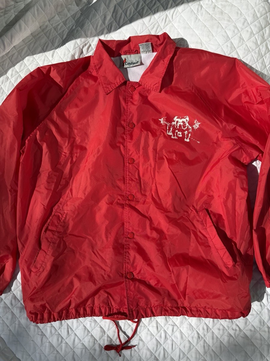 Vintage 90s HATEBREED Victory Records Red Coaches Jacket