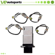 4pcs MAF Sensor+Front & Rear O2 02 Oxygen Sensor For 11-12 Nissan Altima 2.5L L4