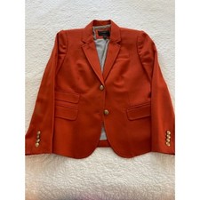 J. Crew Schoolboy Wool blazer, Burnt Orange, Size 6P