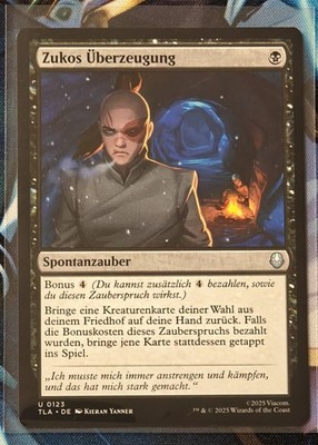 Zukos Überzeugung TLA-123 - Uncommon - NM - Deutsch - MTG - Zuko's Conviction