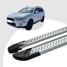 Trittbretter passend für Mitsubishi Outlander ab 01/2010 (Model: VISO, Farbe: Si