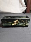 Vintage Roseville Pottery Planter / Window Box, Freesia Green #1392-8  — photo 3
