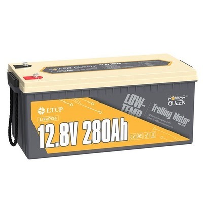 12V 280Ah LiFePO4 Battery Low-Temp 4000+ Deep Cycle 200A BMS For RV Solar Cabin
