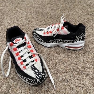 Nike Air Max 95  Just Do It  Black/White/Bright Crimson #AQ9711-001 Women s Sz 8